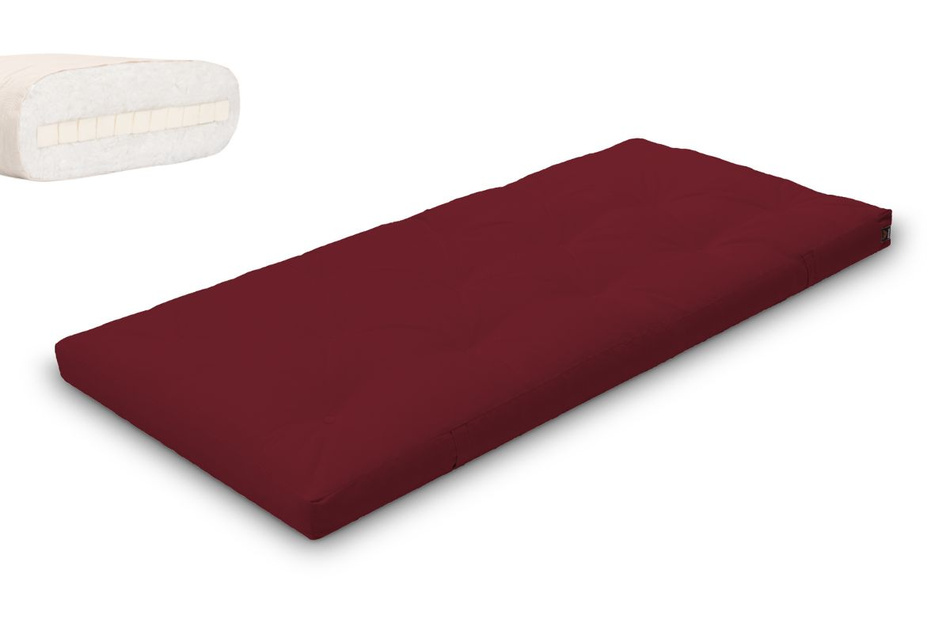 Matelas 90x200 naturel avec latex - Futon Slim Latex - Pascall Bordeaux