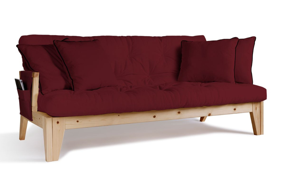 Canapé lit 200 cm - Sakura - Pascall Futon Bordeaux