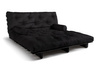 Canapé lit 180x200 - Slim Comfort Black - Pascall Futon Noir