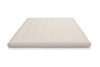 Matelas 180x200 naturel avec latex - Futon Slim Latex - Pascall Ecru