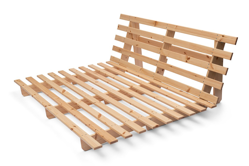 Canapé lit 180x200 - Slim Comfort Classic - Pascall Futon Bleu