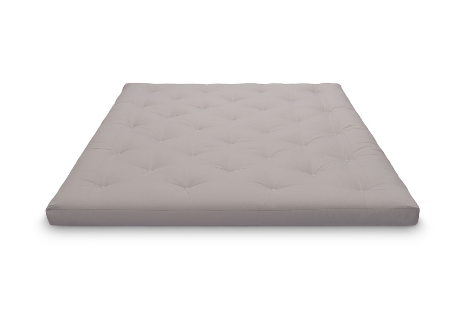 Matelas 180x200 naturel - Futon Slim Natural - Pascall Gris