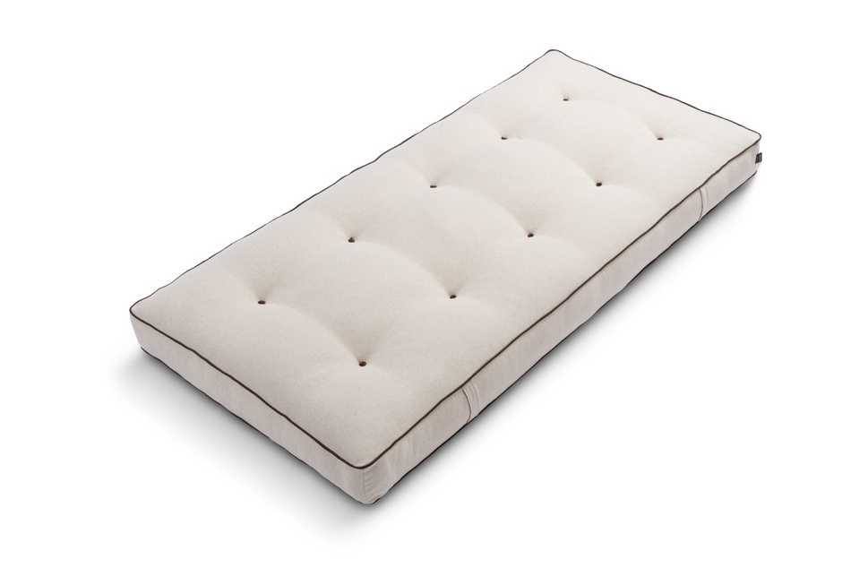Matelas 90x200 naturel avec latex - Futon Medium Latex - Pascall Kedro Lin