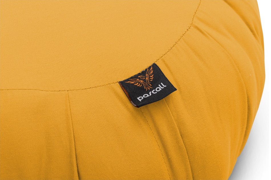 Coussin de méditation Zafu 25x50 - Pascall Jaune