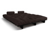 Canapé lit 180x200 - Slim Basic Black - Pascall Futon Marron