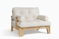 Fauteuil Sakura - Pascall Futon Ecru