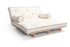 Canapé lit 120x200 - Slim Basic Kedro Classic - Pascall Futon Ecru