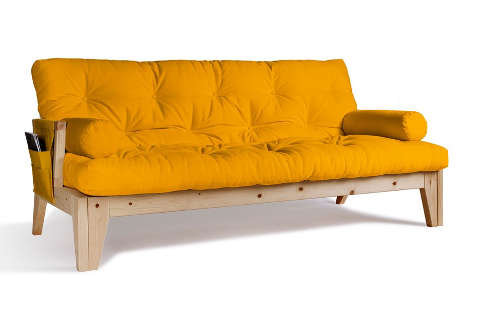 Canapé lit 200 cm - Sakura - Pascall Futon Jaune