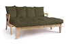 Canapé lit 200 cm - Sakura - Pascall Futon Kaki