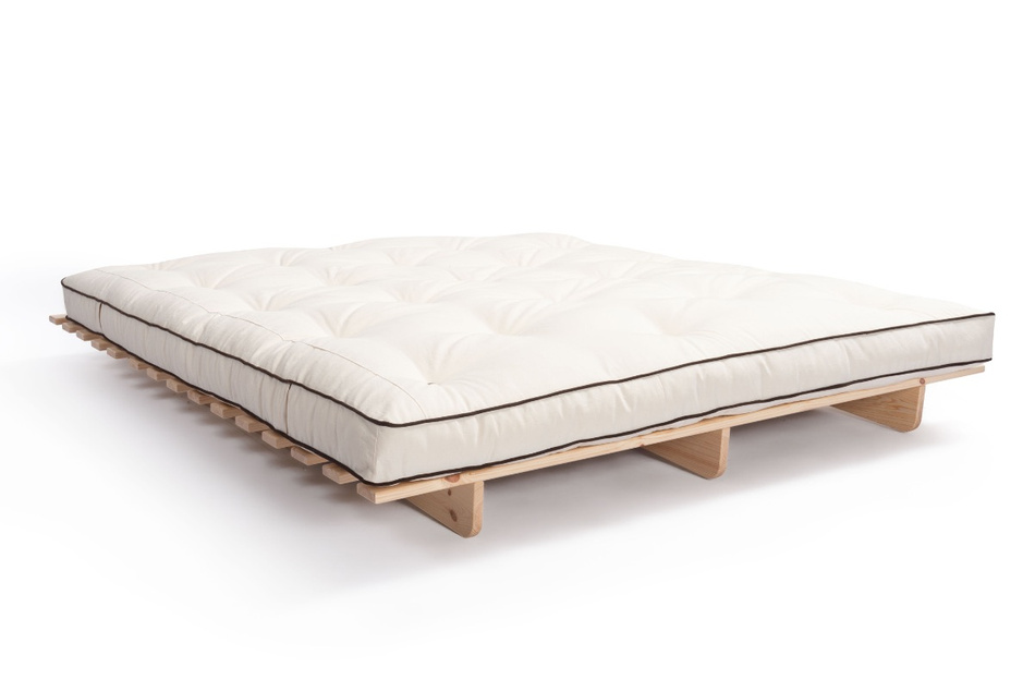 Canapé lit 160x200 - Slim Comfort Kedro Classic - Pascall Futon Ecru
