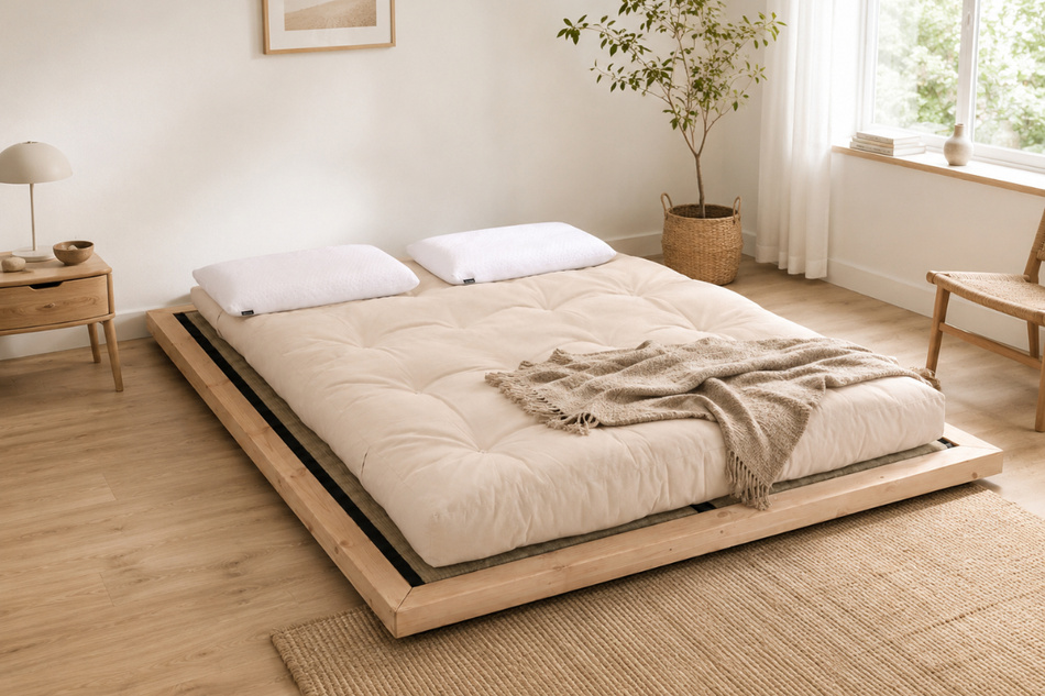 Oreiller en latex Futon 60x40 cm - Pascall Natural