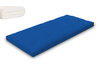 Matelas 90x200 naturel avec latex - Futon Slim Latex - Pascall Bleu