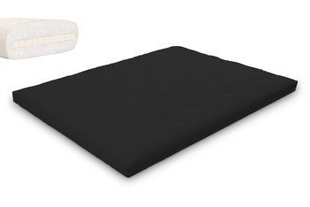 Matelas 160x200 naturel avec latex - Futon Slim Latex - Pascall Noir