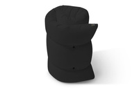 Matelas 70x200 naturel - Futon Pascall Travel Natural Noir