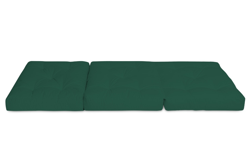 Matelas Pliable 70x200 avec latex - Futon Flex Latex - Pascall Vert Bouteille