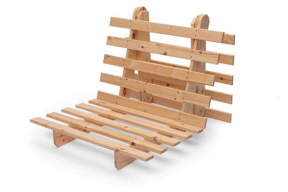 Canapé de jardin 90×200 cm dépliable – Freedom Classic – Pascall Futon Marron Light