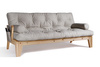 Canapé lit 200 cm - Sakura - Pascall Futon Gris Clair