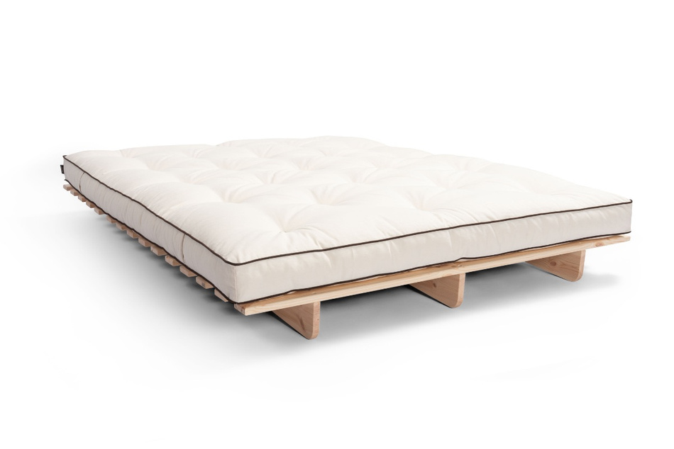 Canapé lit 140x200 - Slim Comfort Kedro Classic - Pascall Futon Ecru