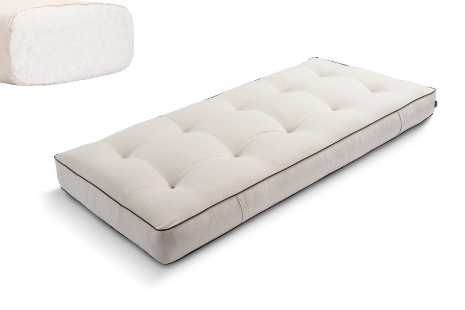 Matelas 90x200 naturel - Futon Comfort Natural - Pascall Kedro Lin