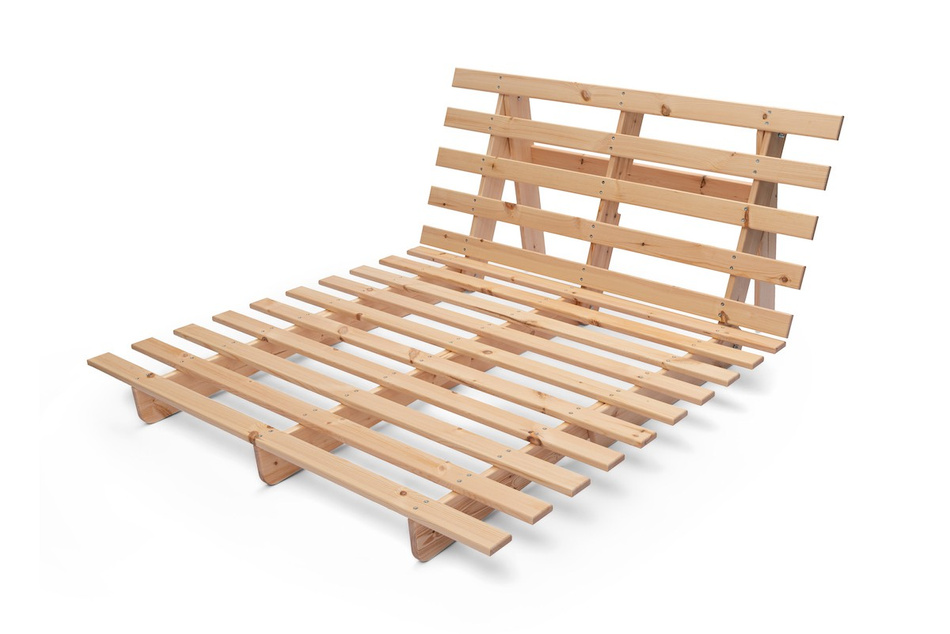 Canapé lit 140x200 - Slim Comfort Classic - Pascall Futon Gris