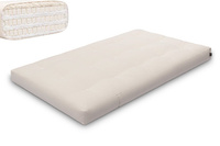 Matelas 120x200 naturel avec latex - Futon Comfort Trio Latex Wool - Pascall Ecru