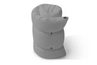 Matelas 90x200 naturel - Futon Pascall Travel Natural Gris Clair