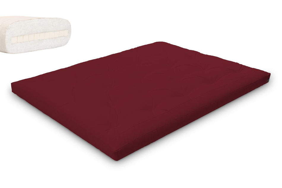 Matelas 160x200 naturel avec latex - Futon Slim Latex - Pascall Bordeaux