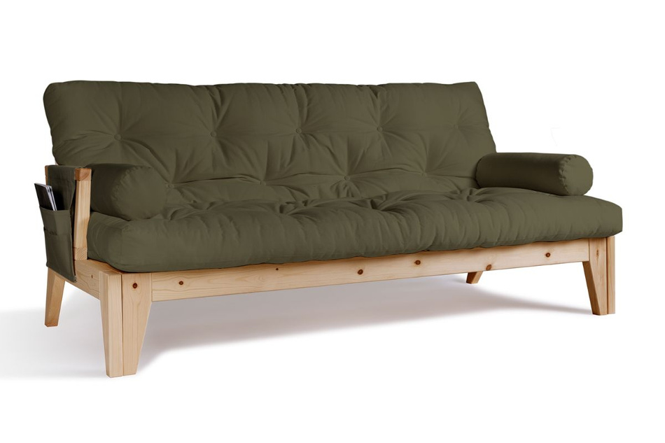 Canapé lit 200 cm - Sakura - Pascall Futon Kaki