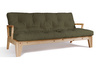 Canapé lit 200 cm - Sakura - Pascall Futon Kaki