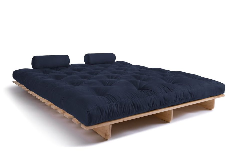 Canapé lit 180x200 - Slim Comfort Classic - Pascall Futon Blue Marine