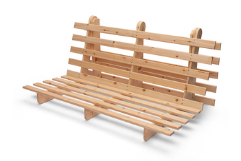 Banc pour futon 160x200 avec fonction de dépliage - Pascall Natura