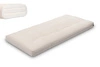 Ecru \ Coton non tissé + 2 x 3 cm de couche de latex \ 90x200 cm