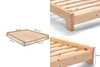 Lit en bois 90x200 - Aisha Basic Natura Tatami - Pascall