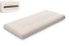 Ecru \ Coton non tissé + 3 cm de couche de noix de coco + 2 x 3 cm de couche de latex \ 90x200 cm