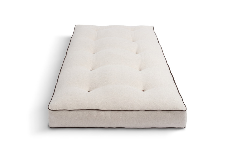 Matelas 90x200 naturel avec coco - Futon Medium Duo Coco - Pascall Kedro Lin