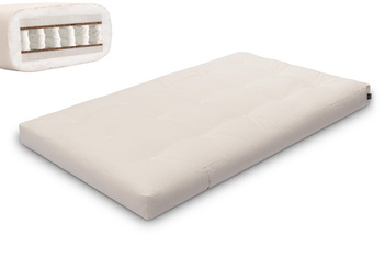 Matelas 120x200 naturel - Futon Hybrid Pocket H4 - Pascall Ecru