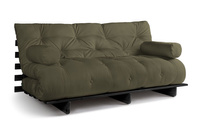 Canapé lit 180x200 - Slim Comfort Black - Pascall Futon Kaki