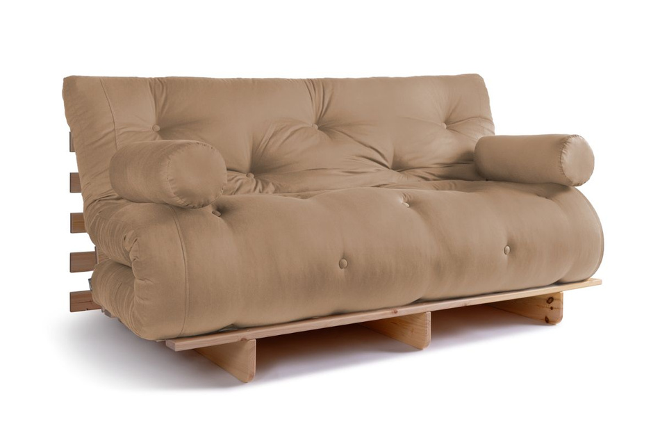 Canapé lit 160x200 - Slim Exclusive Classic - Pascall Futon Beige