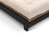 Lit en bois 90x200 - Aisha Basic Black Tatami - Pascall