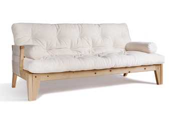 Canapé lit 200 cm - Sakura - Pascall Futon Ecru