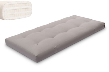 Matelas 90x200 naturel avec latex - Futon Comfort Trio Latex - Pascall Gris