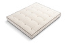 Matelas 200x200 naturel avec de la laine, coco et 2x latex - Futon Comfort Wool Kedro - Pascall Ecru