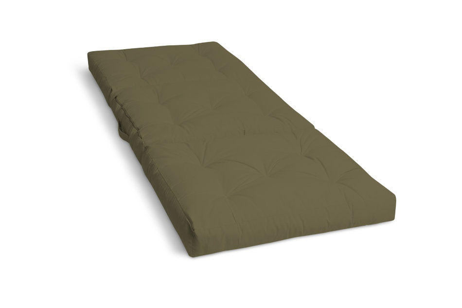 Matelas Pliable 90x200 avec latex - Futon Flex Latex - Pascall Kaki
