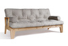 Canapé lit 200 cm - Sakura - Pascall Futon Gris Clair