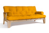 Canapé lit 200 cm - Sakura - Pascall Futon Jaune