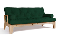Canapé lit 200 cm - Sakura - Pascall Futon Vert Bouteille