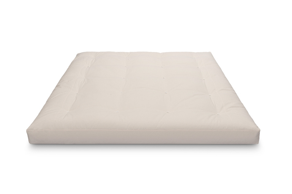 Matelas 180x200 naturel avec latex et 2x coco- Futon Comfort Relax Hard - Pascall Ecru