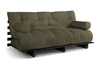Canapé lit 180x200 - Slim Basic Black - Pascall Futon Kaki
