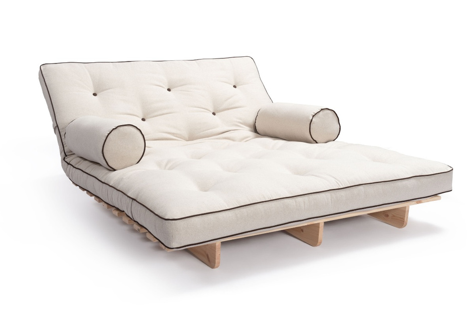 Canapé lit 140x200 - Slim Basic Kedro Classic - Pascall Futon Lin
