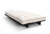 Canapé lit 90x200 - Slim Comfort Kedro Black - Pascall Futon Ecru